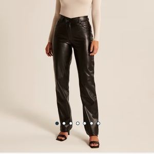 NWT Abercrombie Vegan Leather pants